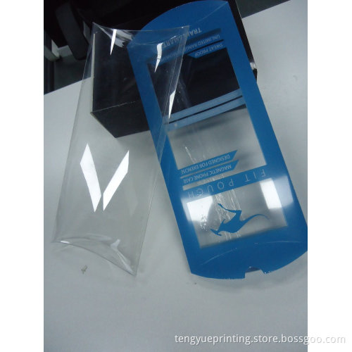 small printed plastic packaging box for display